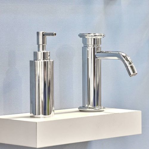 Seifenspender für professionellen Einsatz - AB002 A - AQUAelite® - Aufsatz / Messing / manuell