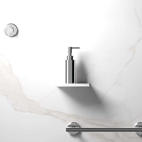 Seifenspender für professionellen Einsatz - AB002 B - AQUAelite® - für Privatgebrauch / wandmontiert / Messing