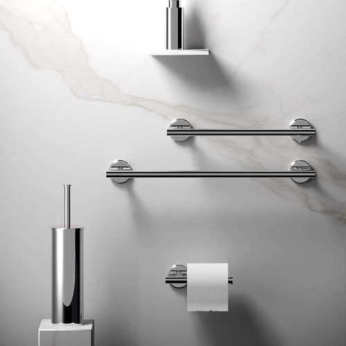 Messing-Bürstengarnitur - AB003 B - AQUAelite® - wandmontiert / Chrom / nicht angegeben