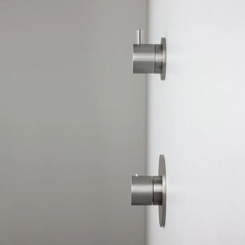 Einhebelmischer für Duschen - RU732 E - AQUAelite® - wandmontiert / Edelstahl / für Badezimmer