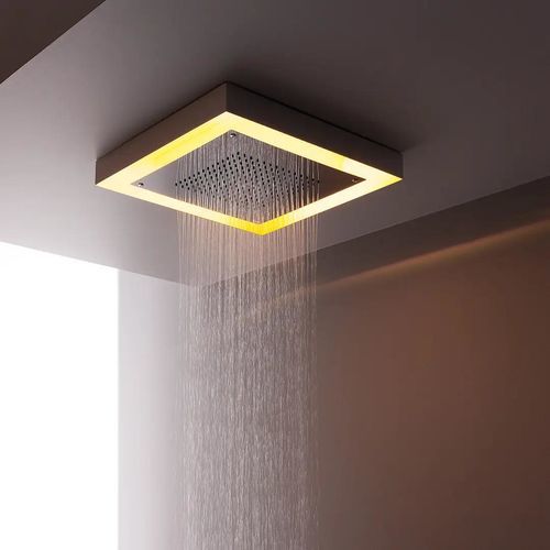 Aufbau-Duschkopf - SF129 D - AQUAelite® - für Deckeneinbau / quadratisch / Regenstrahl