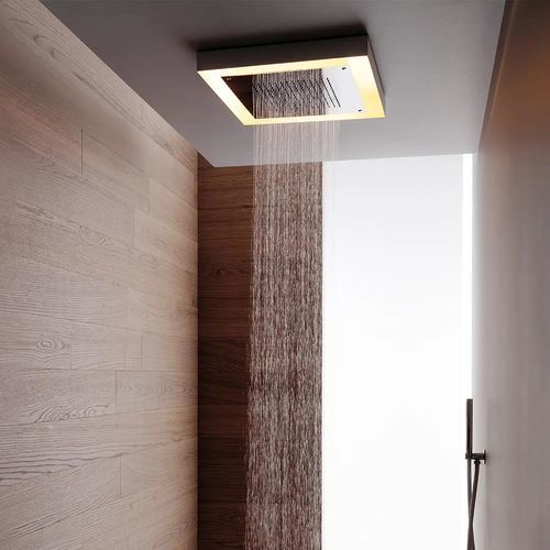 Aufbau-Duschkopf - SF129 B - AQUAelite® - für Deckeneinbau / deckenmontiert / quadratisch