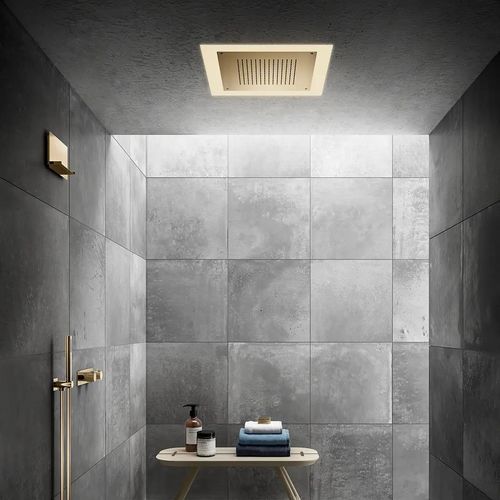 Duschkopf für Deckeneinbau - SF129 B - AQUAELITE - Aufbau / deckenmontiert / quadratisch