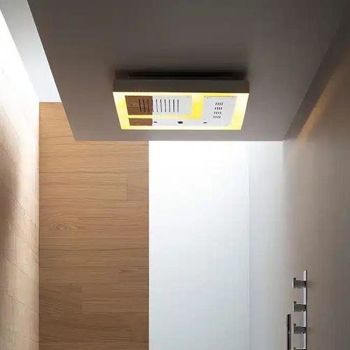 Aufbau-Duschkopf - SF133 D - AQUAelite® - für Deckeneinbau / quadratisch / Regenstrahl