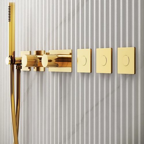 Einbau-Duschsystem - RU161 B - AQUAelite® - modern / für Privatgebrauch / mit Handbrause