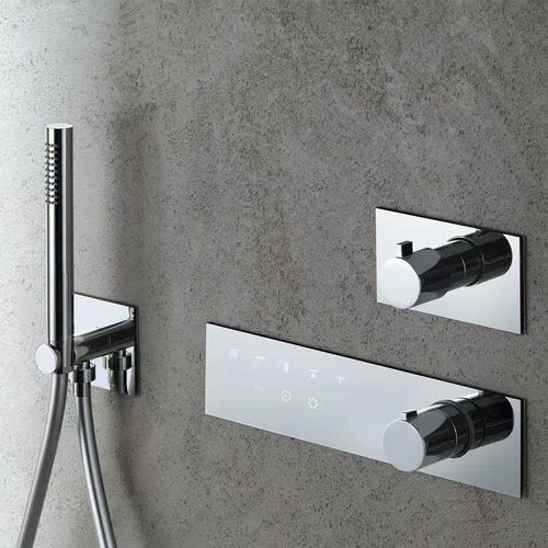 Wandmontiertes Duschsystem - SD017 A - AQUAELITE - modern / für Spa / mit Handbrause