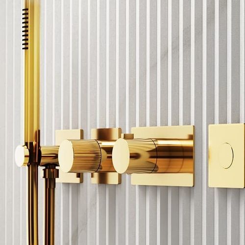 Mechanisches thermostatisches Ventil - RU150 B - AQUAelite® - manuell / für Duschen / für Wandeinbau