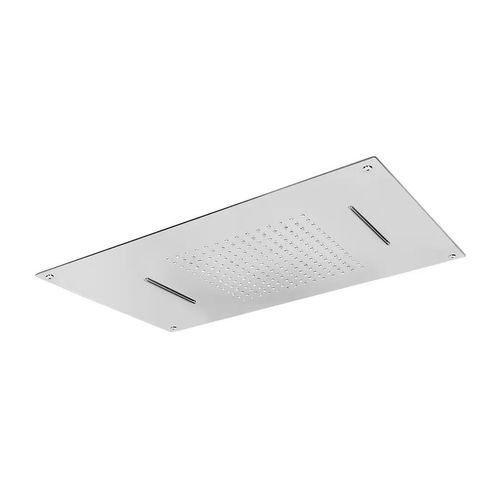 Duschkopf für Deckeneinbau - SF019 A - AQUAelite® - rechteckig / Regenstrahl / Wasserfall