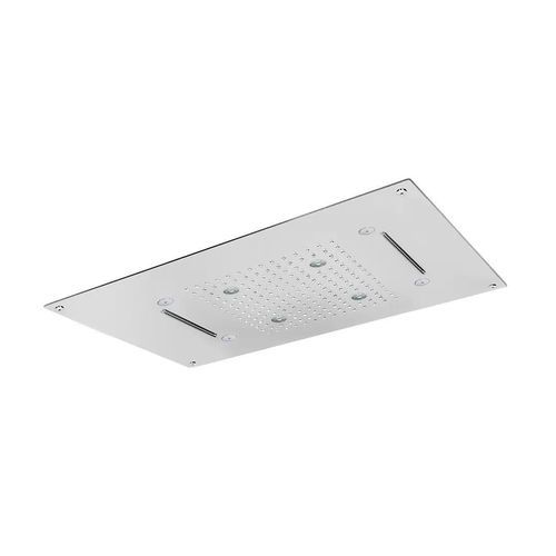 Duschkopf für Deckeneinbau - SF005 B - AQUAelite® - rechteckig / Regenstrahl / Wasserfall