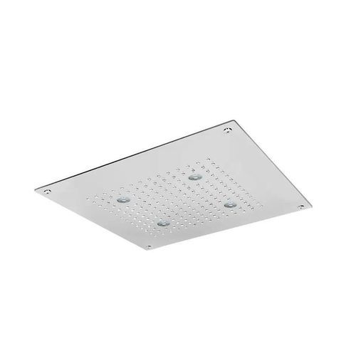 Duschkopf für Deckeneinbau - SF034 A - AQUAelite® - quadratisch / Regenstrahl / Multifunktion