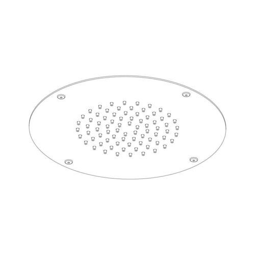 Duschkopf für Deckeneinbau - SF054 A - AQUAELITE - rund / Regenstrahl / für Gewerbegebrauch