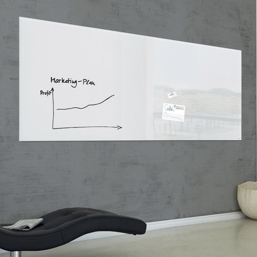 Whiteboard - GL225 - SIGEL GmbH - Magnet / wandmontiert / Glas