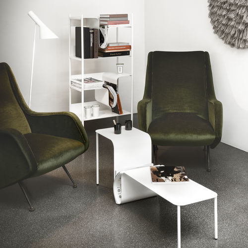 Moderner Couchtisch - WAVE - True Design srl - Stahlblech / Gestell aus Stahlblech / rechteckig