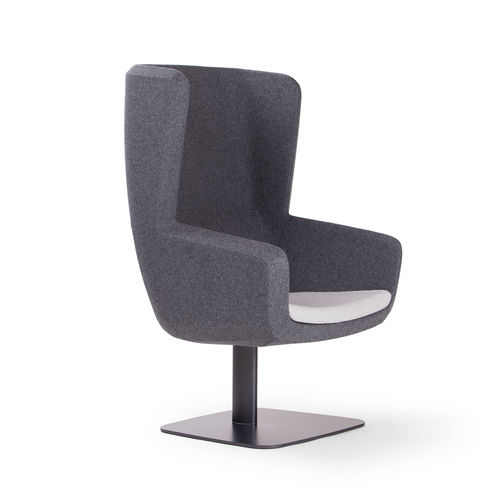 Moderner Besuchersessel - ARCA - True Design srl - Stoff / Polyurethanschaum / Polster