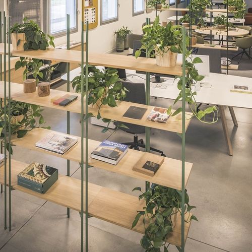 Eck-Bücherregal - ETHRIO - True Design srl - modern / für Gewerbegebrauch / MDF
