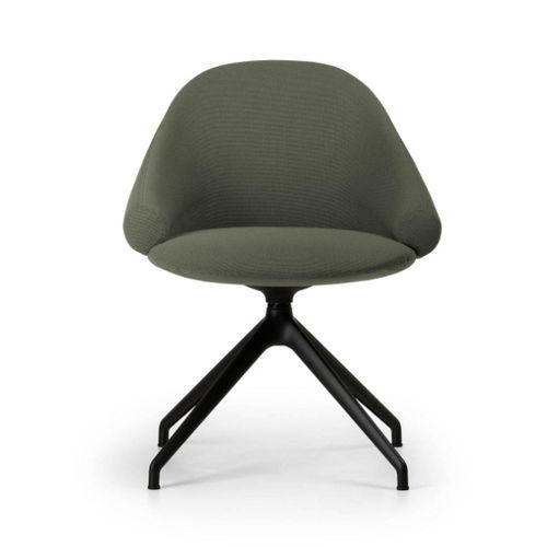 Moderner Besucherstuhl - FENDER - True Design srl - für den Innenraum / Polyurethanschaum / Gestell aus Aluminium