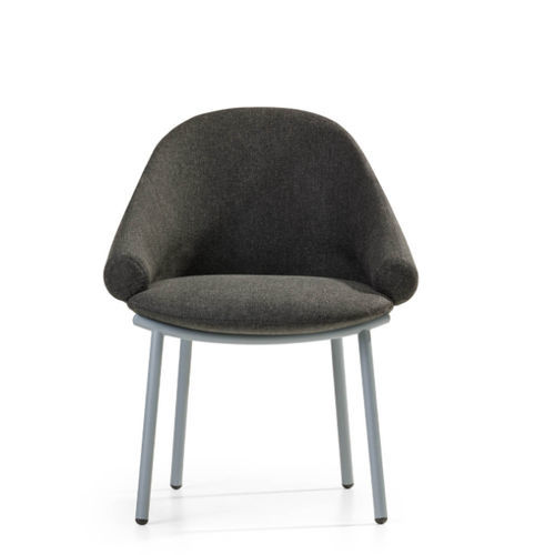 Moderner Stuhl - FENDER - True Design srl - für den Innenraum / Polyurethanschaum / Gestell aus Stahl