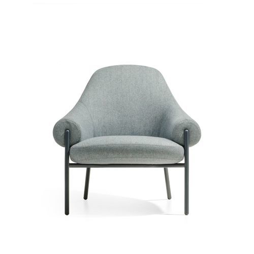 Moderner Besuchersessel - FENDER - True Design srl - Polyurethanschaum / Holz / Stahl