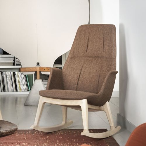 Moderner Sessel - HIVE - True Design srl - Polyurethanschaum / Stahl / Hochlehner
