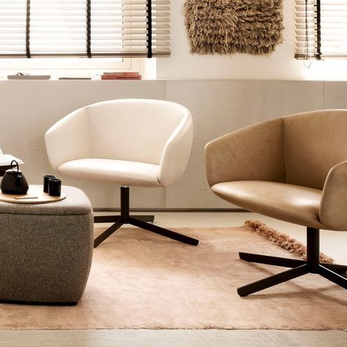 Moderner Sessel - NOT - True Design srl - Stoff / Polyurethanschaum / Stahl