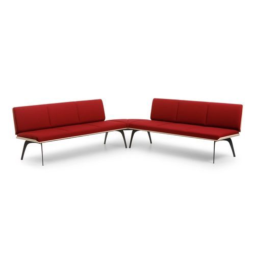 Moderne Polsterbank - MILLEPIEDI - True Design srl - Stoff / Leder / Polyurethanschaum
