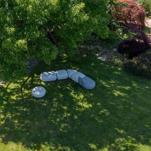 Modernes Sitzkissen - CODE OUT - True Design srl - Stoff / Holz / Polystyrol