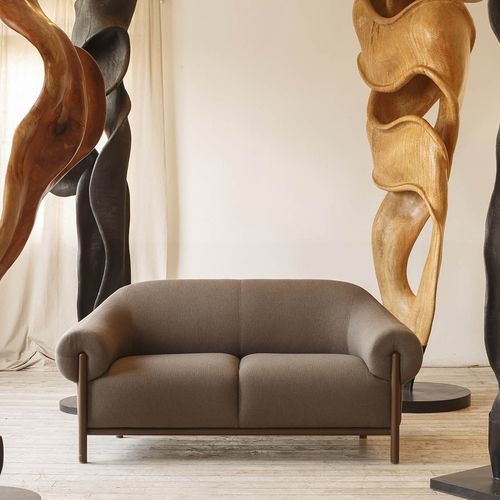 Modernes Sofa - FENDER - True Design srl - Stoff / braun / grün