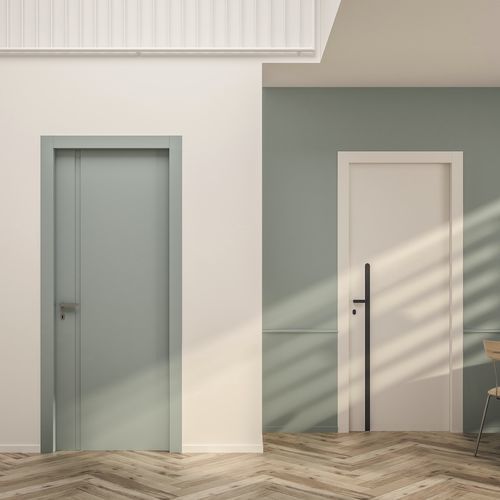 Tür für Innenbereich - ARIEL - FBP PORTE - Holz / einflügelig / modern