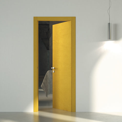 Tür für Innenbereich - TINA - FBP PORTE - Nussbaum / einflügelig / modern