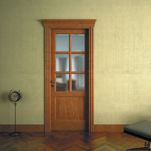 Tür für Innenbereich - JANIN - FBP PORTE - Eiche / Massivholz / einflügelig