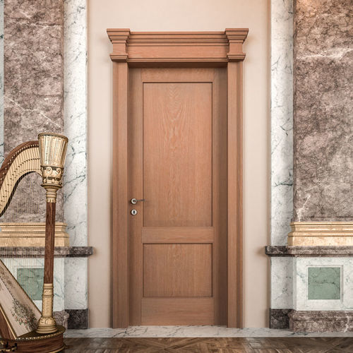 Tür für Innenbereich - CATERINA - FBP PORTE - Eiche / Massivholz / einflügelig