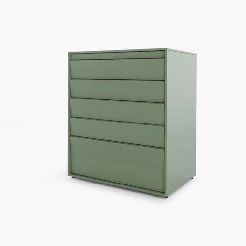 Niedriger Aktenschrank - ALI - FANTIN SRL - Holz / mit Schubladen / modern
