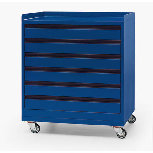 Niedriger Aktenschrank - RUN - FANTIN SRL - Metall / mit Schubladen / mit Rollen