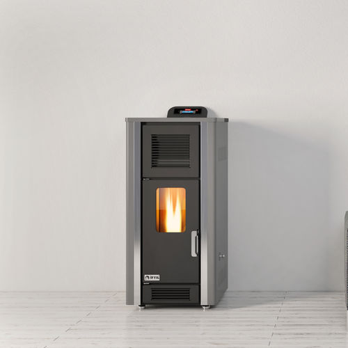 Wasserführender Kaminofen / Pellet - CRYSTAL - IFYIL TERMO LTD STI - modern / Metall