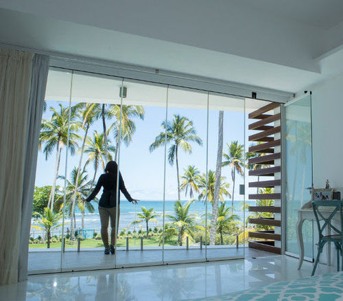 Schiebe-Stapel-Terrassentür - SEEGLASS ONE - C3 Systems SL - Aluminium