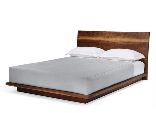 Doppelbett - PLATEAU - ALTURA - modern / Kopfteil / Nussbaum
