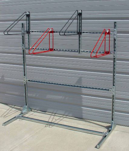 Bodenstehender Fahrradständer - WALLRACK™ : SINGLE-SIDED - CycleSafe - für Innenbereich / galvanisiertem Stahl / für professionellen Einsatz