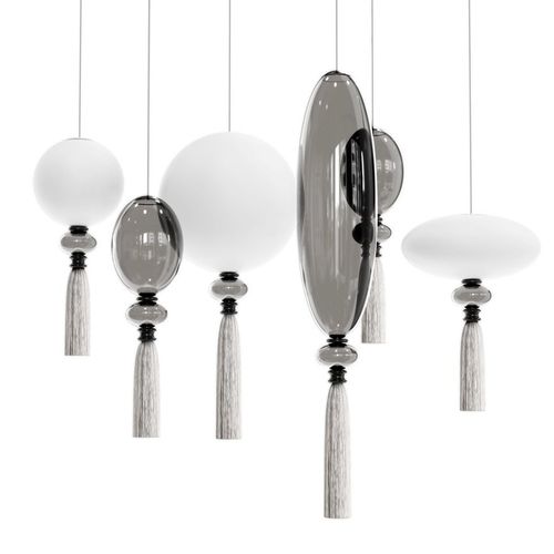 Hängelampe - CALLIOPE  - Wonderglass - geblasenes Glas / modern / mit Kabel