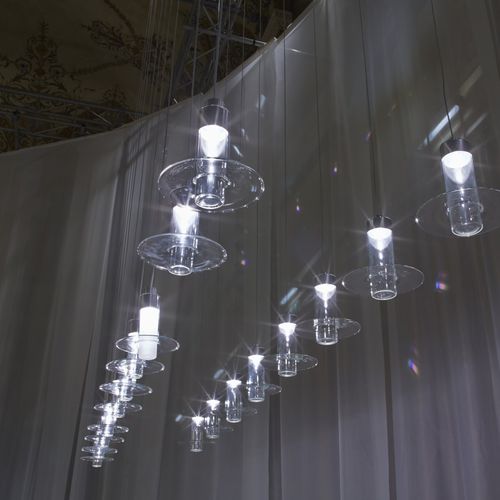 Hängelampe - SLEEVE - Wonderglass - Aluminium / Glas / modern