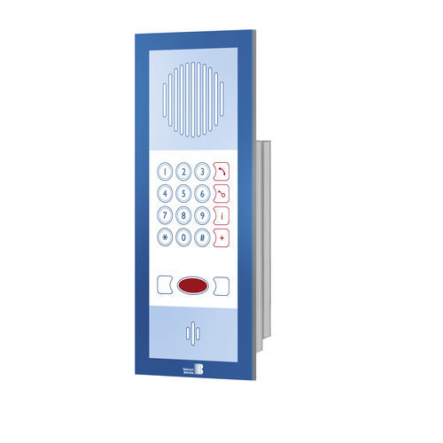 Audio-Türsprechanlage / Aluminium - BT 20-323 - Telecom Behnke GmbH - für Reinraum / für Schalttafeleinbau / Einbau