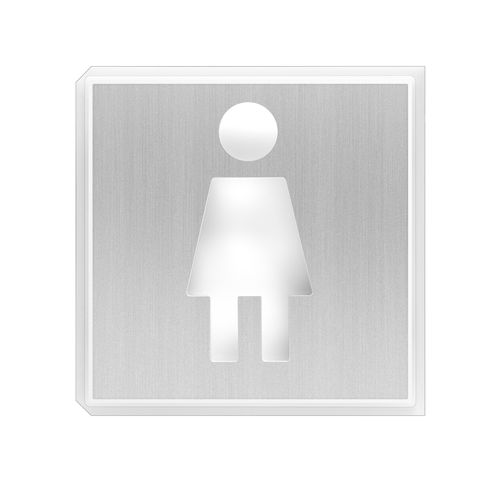 TürPiktogramm / Aluminium 20‐2553 Behnke GmbH Plexiglas