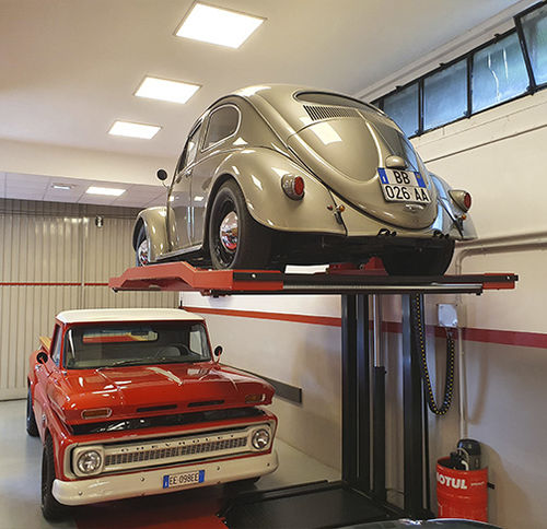 Mechanischer Autolift - BOX M - Green Park srl - für Garagen / Säulen / für Innenbereich