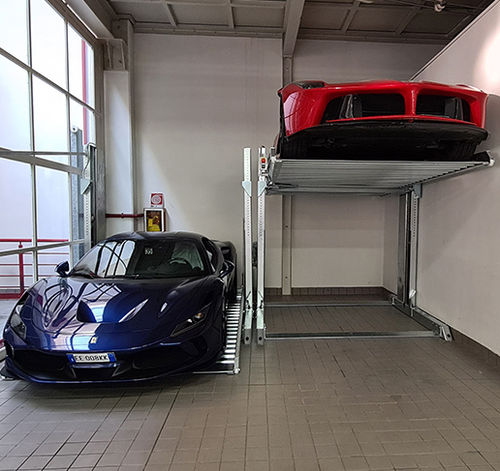Mechanischer Autolift - BOX P - Green Park srl - Säulen / für Innenbereich / für Garagen