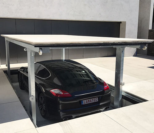 Parkhaus für Untergrund - BOX C1S - Green Park srl - mechanisch / 1 Fahrzeug / für Wohnhaus