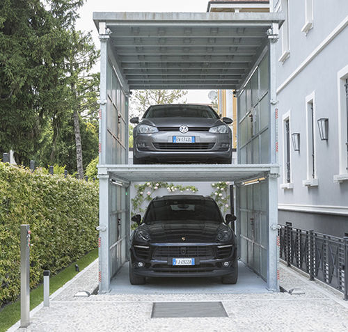 Mehretagen-Parkhaus - C2S - Green Park srl - für Untergrund / mechanisch / 2 Fahrzeuge