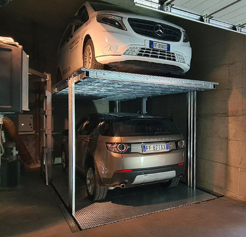Mechanisches Parkhaus - C2-C4-C6 - Green Park srl - 2 Fahrzeuge / 3 bis 5 Fahrzeuge / für gewerbliche Nutzung