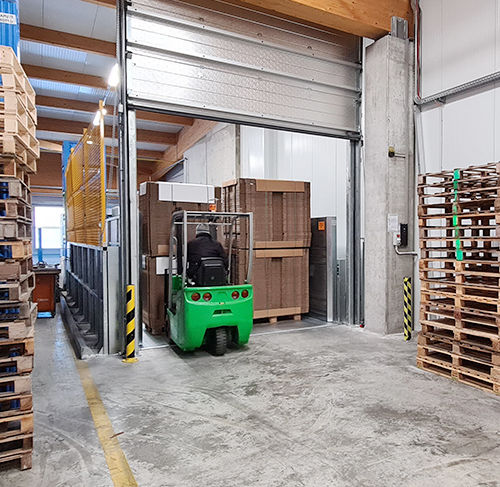 Lastenaufzug für schwere Lasten - C4 SCB/CCB - Green Park srl - für professionellen Einsatz