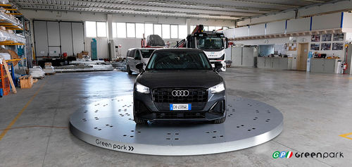 Drehbare Parkhebebühne - Green Park srl - elektrisch / Ausstellung
