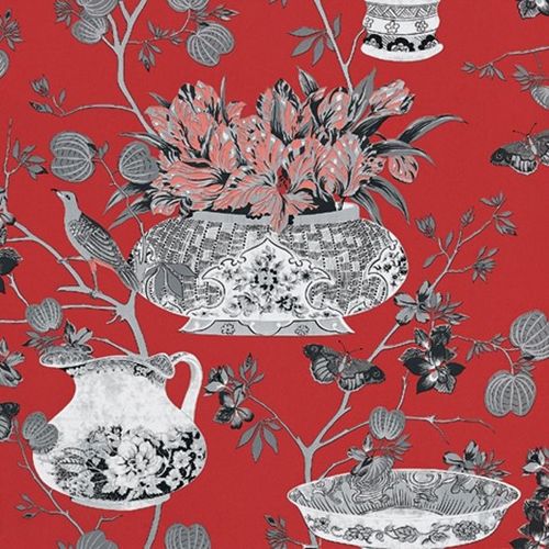 Klassische Tapete - SAMURAI  - Equipo DRT - Blumenmotiv