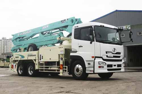 Mobile Betonpumpe - ECP30ZX - Everdigm Corp - LKW-montiert